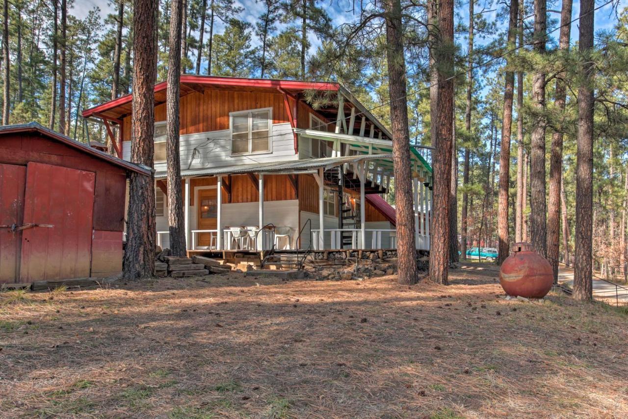 Ruidoso Cabin With Forest Views And Covered Porch Bagian luar foto