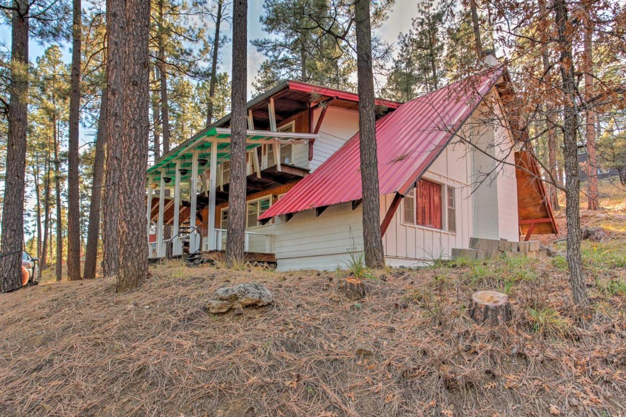 Ruidoso Cabin With Forest Views And Covered Porch Bagian luar foto